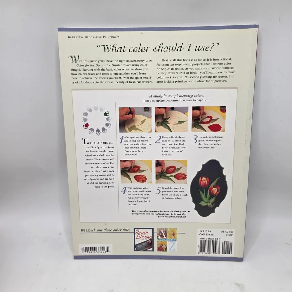 North Light Color for the Decorative Painter Sandra Aubuchen Acrylic Art Book